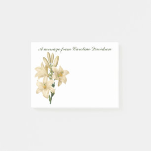 Vintage Flowers individuelle Post-It-Notizen 1 Post-it Klebezettel