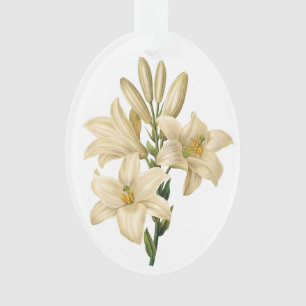 Vintage Flowers individuelles Ornament 1 B