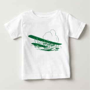 Vintage-Flugboot Baby T-shirt