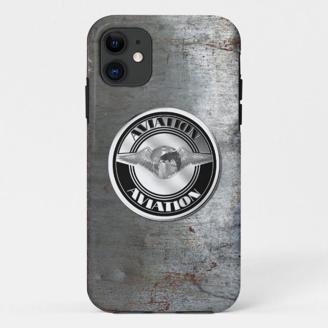 Vintage-Flugkunst Case-Mate iPhone Hülle (Rückseite)
