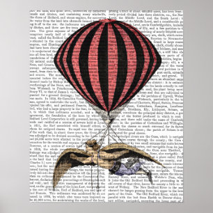 Vintage Flugmaschine Poster