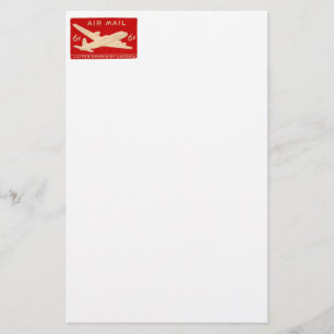 Vintage Flugpost Briefpapier