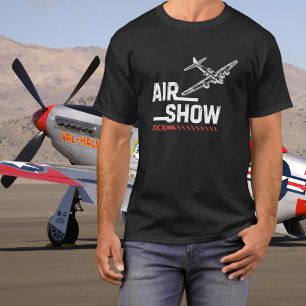 Vintage Flugzeug B-17 WWII Flugshow Militär indivi T-Shirt