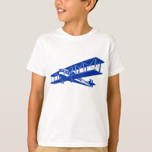 Vintage Flugzeug - Marineblau T-Shirt