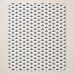 Vintage-Flugzeug-Silhouetten INDIVIDUELLE HINTERGR Sherpadecke
