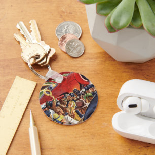 Vintage-Flugzeugpilot mit Paparazzi Schlüsselanhänger