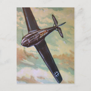 Vintage-Flugzeugpostkarte Postkarte