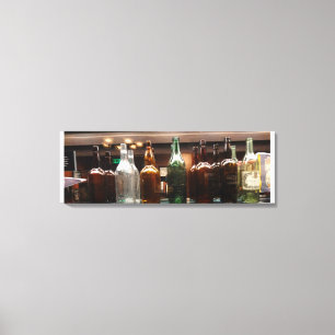 Vintage-Flüssigkeitsflaschen Leinwand