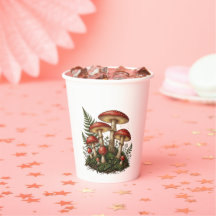 Vintage Fly Agaric Mushroom Illustration