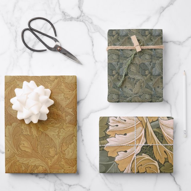 Vintage Foliage Morris Muster Acanthus Blätter Wr. (Vorderseite)