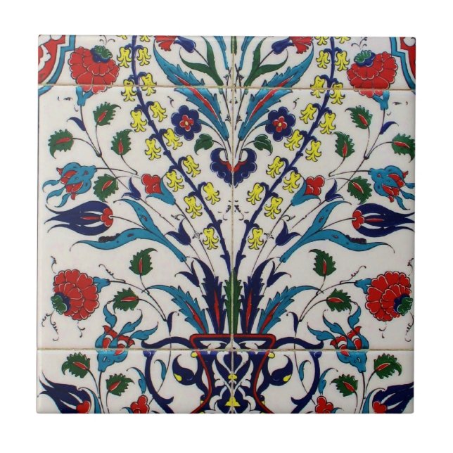 Vintage Folklorekonstruktion Fliese (Vorderseite)