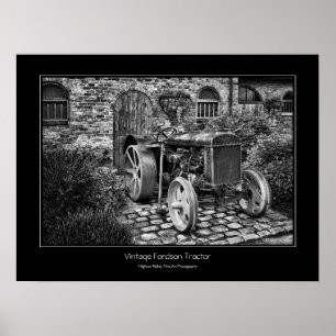 Vintage Fordson Tractor, Fine Art Photograph Poster