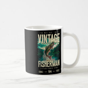 Vintage-Forellen-Angler Lustiger-Angler-Geburtstag Kaffeetasse