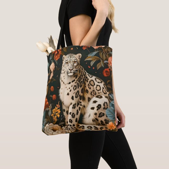 Vintage-Forest-Tiger-Botanischer-Blumengarten (Von Nahem)