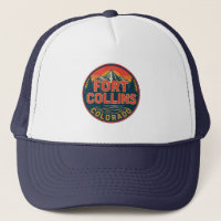 Vintage Fort Collins Colorado Bergwandern
