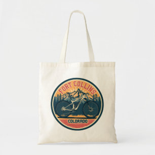 vintage fort colllins colorado mountainbike gif tragetasche
