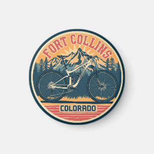 vintage fort colllins colorado mountainbiken gif magnet