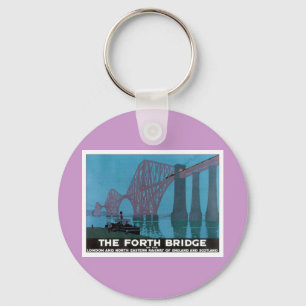 Vintage Forth Bridge Schlüsselanhänger