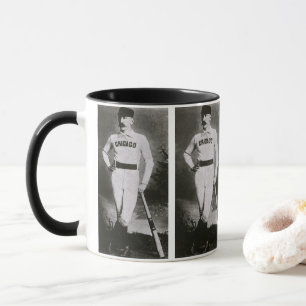 Vintage-Foto, Chicago-Baseballspieler Tasse