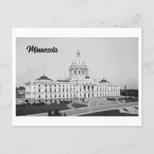 Vintage-Foto des Minnesota State Capitol Postkarte