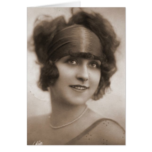Vintage-Foto einer Flapper (71) (Vorne)
