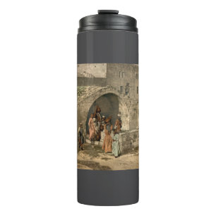 Vintage-Foto Heiliges Land Farbfoto Reisefoto Thermosbecher