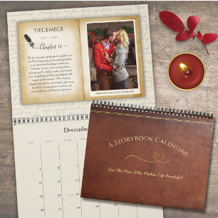 Vintage-Foto-Storybook-Kalender-Geschenk für den E Kalender