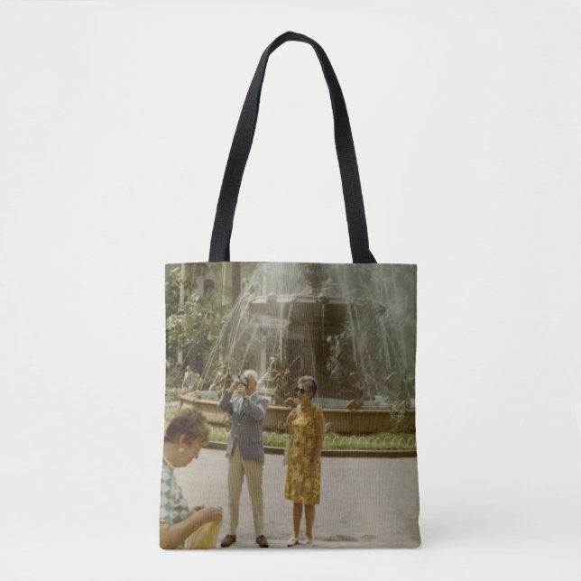Vintage Foto-Taschen-Tasche (Vorderseite)
