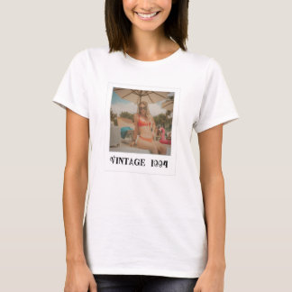 Vintage-Foto- und Jahr-Nostalgie-Geburtstag T-Shirt