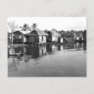 Vintage-Foto von Peurto Barrios Postkarte