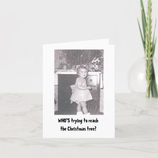 Vintage Foto Weihnachtskarten Feiertagskarte