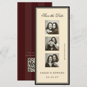 Vintage Fotobooth Redaktionsbild Streifen