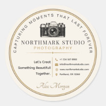 Vintage-Fotografen-Branding Elegantes Studio-Logo