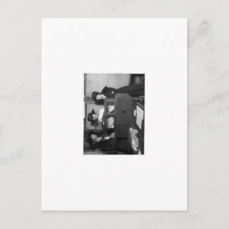 Vintage Fotografie - Abstimmung Postkarte