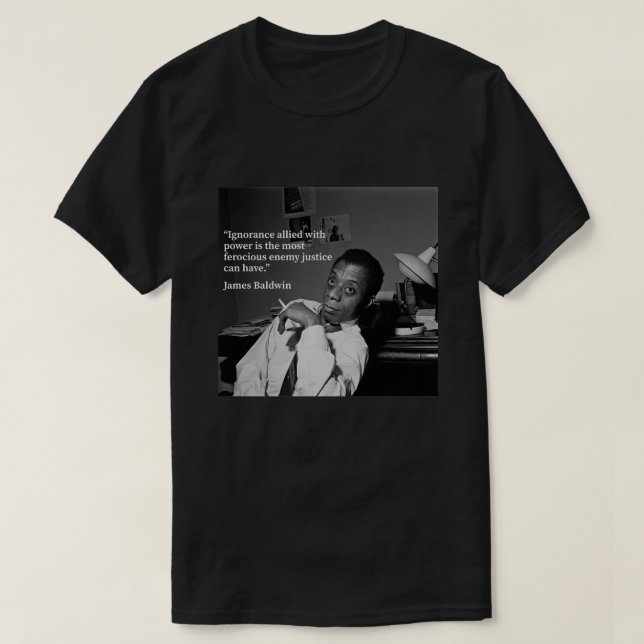 Vintage Fotografie James Baldwin Equality Geschenk T-Shirt (Design vorne)