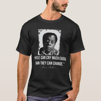 Vintage Fotografie James Baldwin Funny Graphic Ges T-Shirt