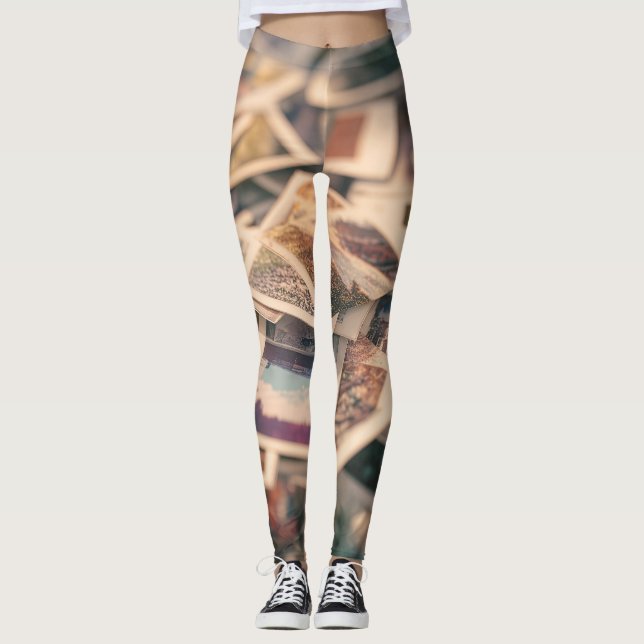 Vintage Fotografie Leggings (Vorderseite)