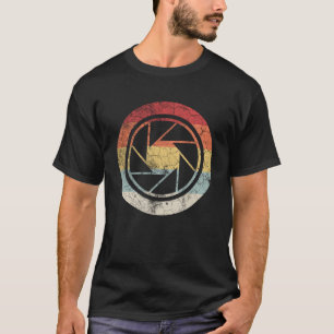 Vintage Fotografie Lens Retro Sunset Fotograf T-Shirt
