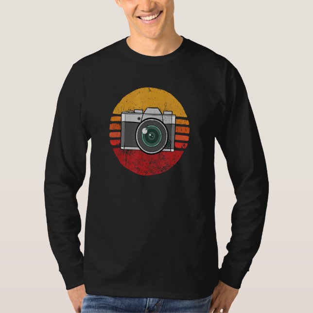 Vintage Fotografin T-Shirt (Vorderseite)