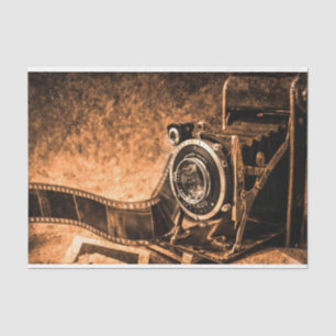 Vintage Fotokamera Seidenpapier