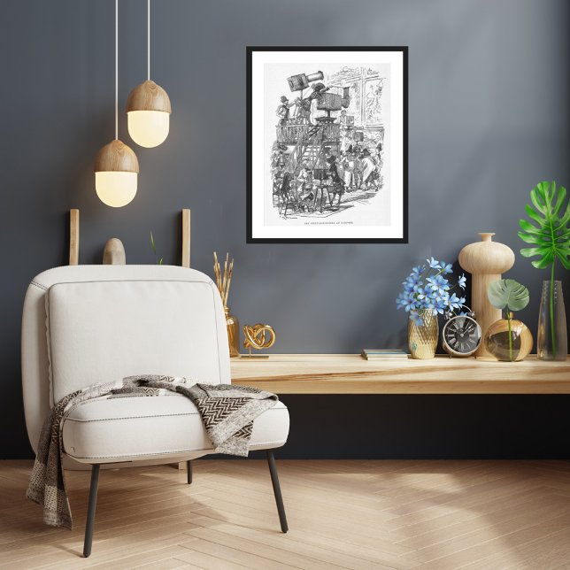 Vintage Fotopainter am Louvre Poster (Photoartists)