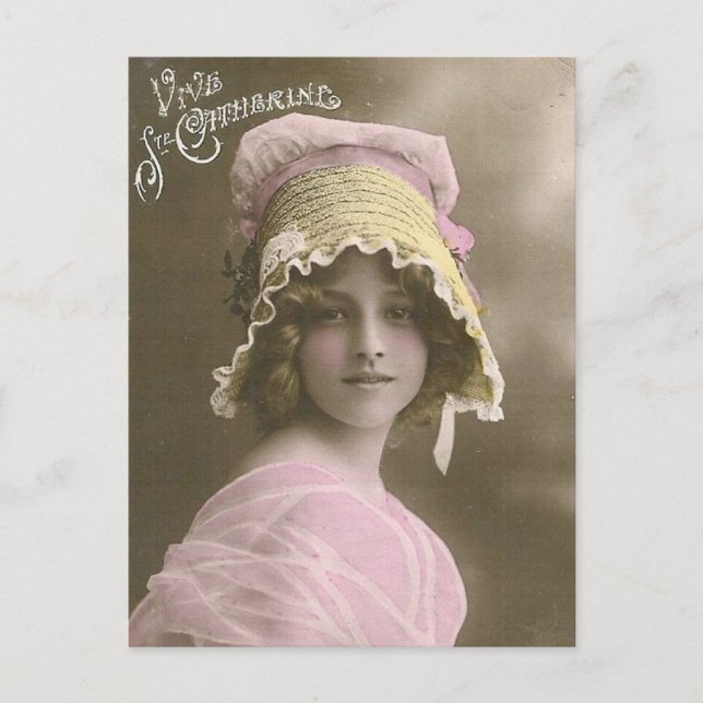 Vintage Fotos Postkarte (Vorderseite)
