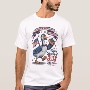 Vintage Fourth of July Gans 250 Jahre Shirt Design