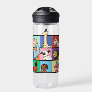 Vintage FP Little People Tiere Zoom-Meeting Trinkflasche