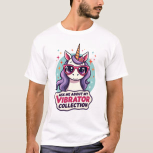 Vintage Frag Mich Nach Meiner Vibratorensammlung E T-Shirt