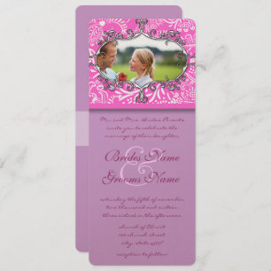 Vintage Frame Love Birds Hochzeitseinladung Einladung