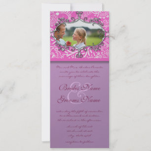 Vintage Frame Love Birds Hochzeitseinladung Einladung