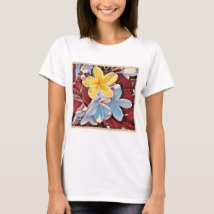Vintage Frangipani Tree Pop Art, Shirt
