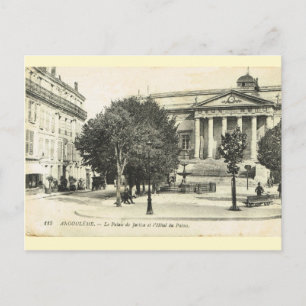 Vintage Frankreich, Angouleme, Palais de Justice Postkarte