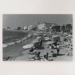 Vintage Frankreich Cannes der Strand Dart Board Puzzle